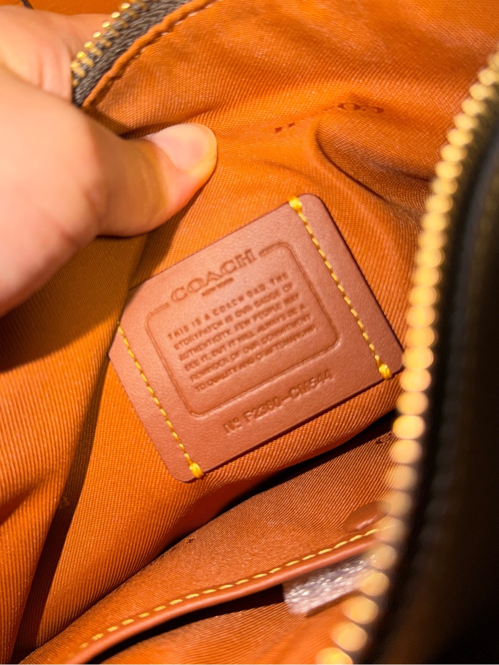 Coach Large Lana Shoulder Bag - Dark Stone - Picture 13 of 13